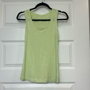 Lululemon Green Tank Top